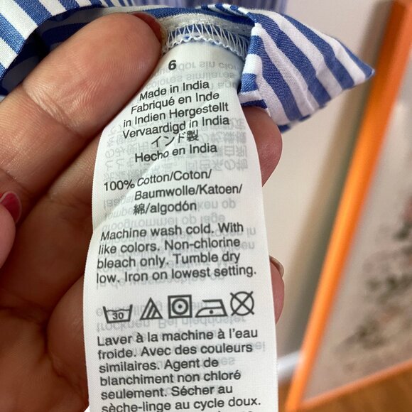 J.Crew, Crewcuts Stripy Sundress, Age 6 - Picture 5 of 5